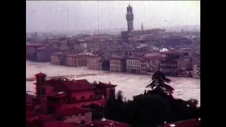 Alluvione di Firenze, le immagini del 4 novembre 1966