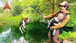 Fishing With Puppies!