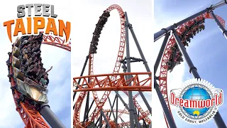 Steel Taipan Review | Dreamworld Australia's Unique Swing Launch Blue Fire Clone from MACK Rides