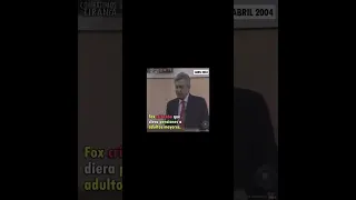 ESTO PENSABA VICENTE FOX de las PENSIONES para ADULTOS MAYORES