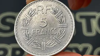 1947 France 5 Francs Coin • Values, Information, Mintage, History, and More