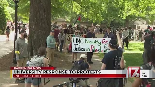 UNC-Chapel Hill leaders respond to pro-Palestinian protests on campus