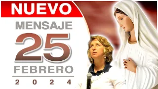 ¡ATENCIÓN! NUEVO MENSAJE de la Virgen de Medjugorje | 25 FEBRERO 2024 | MENSAJE DE CUARESMA