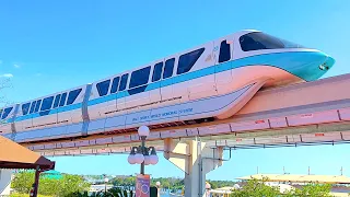 Monorail from Magic Kingdom to EPCOT 2023 Full Ride | Walt Disney World