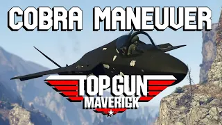 How to COBRA MANEUVER  like TOPGUN MAVERICK | GTA 5 ONLINE.