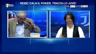 Crudeli ribalta Oppini da 0-2 a 4-2 e gli promette un bacino: Non vincevamo con la Juve da 14 anni.