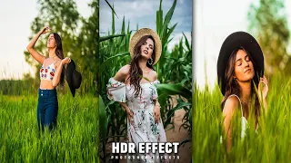 HDR Color Grading Effect In Photoshop Tutorial