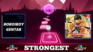 Tiles Hop: EDM Rush! - STRONGEST (Cover Parody) BoBoiBoy Characters!!!