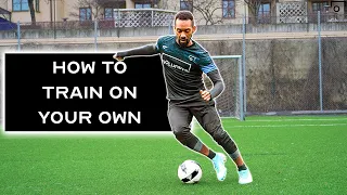 HOW TO TRAIN ON YOUR OWN - SOCCER DRILLS BY YOURSELF