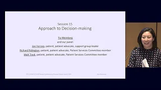 Approaches to Treatment Decision-Making - 2019 Prostate Cancer Patient Conference
