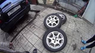 Замена зимней резины на летнюю. Это просто))). Replace summer to winter tires. It's just)