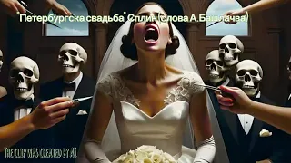 🎵🎵"Петербургская Свадьба" | Сплин | (слова А.Башлачёва)Video clip design created by AI.