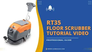 Professional RT35 Floor Scrubber Installation and Operation Guide