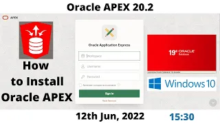 How to Install Oracle APEX 20.2 | DB 19c | Windows 10
