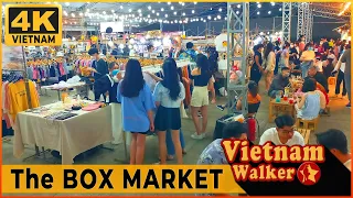 The Box Market 🛒🎨🧦💎👓🌭🍤🛍️ Ho Chi Minh 🧍🏻‍♂️ Walking in Vietnam 🚶🏻🇻🇳
