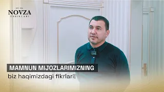 Mamnun mijozlarimizning biz haqimizdagi fikrlari!