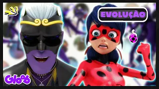 LADYBUG E CAT NOIR LUTAM CONTRA HAWK MOTH! (EVOLUÇÃO) 🔥 | MIRACULOUS LADYBUG 5ª TEMP | Mundo Gloob