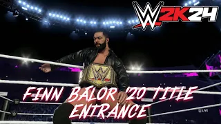 WWE 2K24 CUSTOM ENTRANCE SERIES #11: FINN BÁLOR ‘20 TITLE ENTRANCE(LINK TUTORIAL IN THE DESCRIPTION)