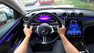 2022 Mercedes Benz c class c220d T - pov test drive