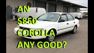 A 1 owner 94 Corolla for $850? Is it any good?