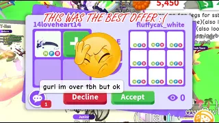 OOF 😰 I DECLINED THEIR HUGE OVERPAY 😥 FOR NEON MIDNIGHT DRAGON 😞 *BEST OFFERS* Adopt Me - Roblox