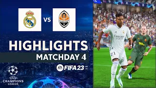 FIFA 23 🔥Real Madrid 🆚 Shakhtar Donetsk🔥 Matchday 4 UEFA Champions League Group Stage 2022/23