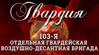 Гвардия. 103 отдельная гвардейская воздушно-десантная бригада