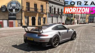 900HP Porsche 911 GT2 RS - Forza Horizon 5 | Logitech g29 Gameplay