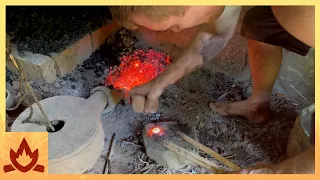 Primitive Technology: Decarburization of iron and forging experiments