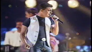 Amigos 1996 - Zezé Di Camargo & Luciano canta "Vem Ficar Comigo" - Show Amigos da Rede Globo