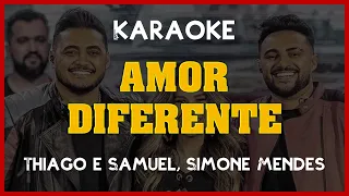 🔴 Kante Karaokê | Thiago e Samuel, Simone Mendes - Amor Diferente🎙️