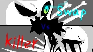 UnderSwap Animation. Killer Sans VS Swap Sans. [Rus Dub by The MCL TV].