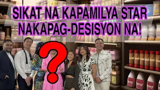 SIKAT NA KAPAMILYA STAR NAKAPAG-DESISYON NA!