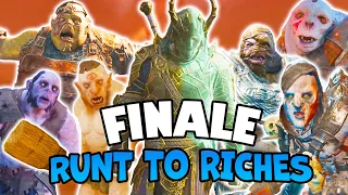 I CREATED AN ARMY OF WEIRD ORCS 🔥 Runt to Riches Finale 🔥 Middle Earth Shadow of War series