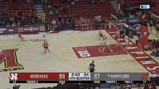 Highlights | Nebraska WBB vs. #20 Maryland