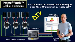 Câblez vos panneaux photovoltaïques à des micro-onduleurs et au réseau 230V (DIY)