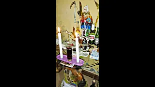 Altar de la Santa Muerte para personas que viajan