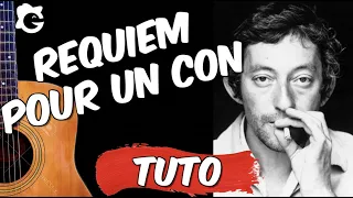 SERGE GAINSBOURG (Requiem Pour Un Con) - Cover & TUTO Guitare-Batterie 😉