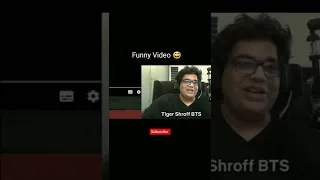 Tiger Shroff BTS Funny Tanmay Bhat Reaction #shorts