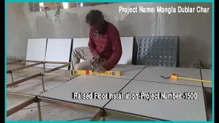 Raised Floor Installation-Mongla Dublar Char-Project Number -1499