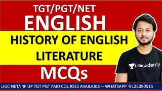 History of English Literature MCQ