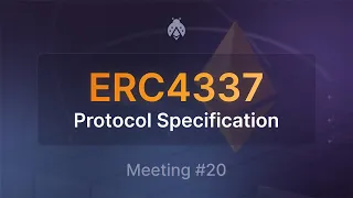 ERC 4337 Account Abstraction Core Devs call - Meeting #20