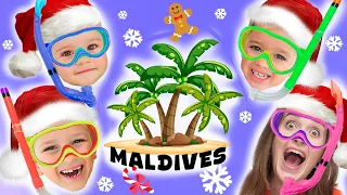 Vlad y Niki celebran la Navidad en las Maldivas