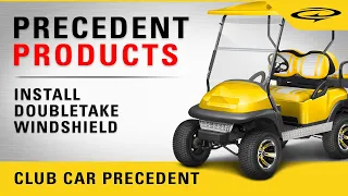 Club Car Precedent | Install DoubleTake Magnetic Windshield