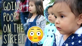 GOING POOP ON THE STREET! - July 04, 2016 -  ItsJudysLife Vlogs