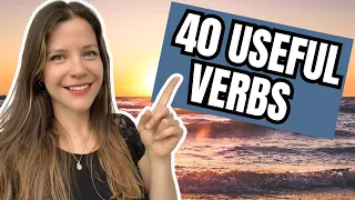 Learn 40 English Action Verbs in 3 Just Minutes!