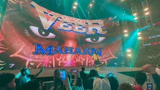 Front Row! Veer Debut's on WWE RAW after Wrestlemania 38 4/4/22