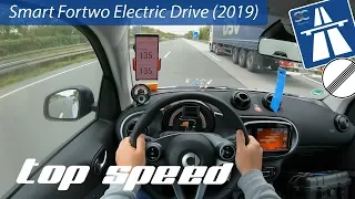 Smart Fortwo Electric Drive (2019) - Autobahn Top Speed Drive