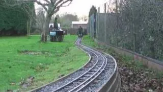 First Test Run of a Garden Railway