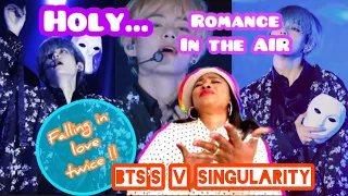 RANDOM AFRICAN FIRST TIME WATCHING “SINGULARITY” by V (Kim Taeyung) of BTS: Romance in the Air💜